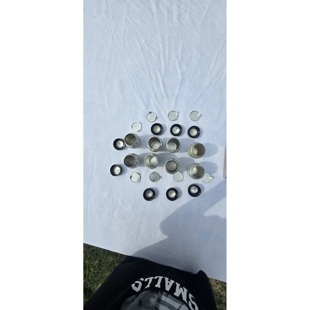 Aluminium Spice Rack set of 8 shakers by Kormex